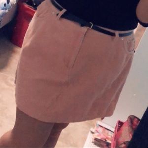 Pink plus size mini skirt!
